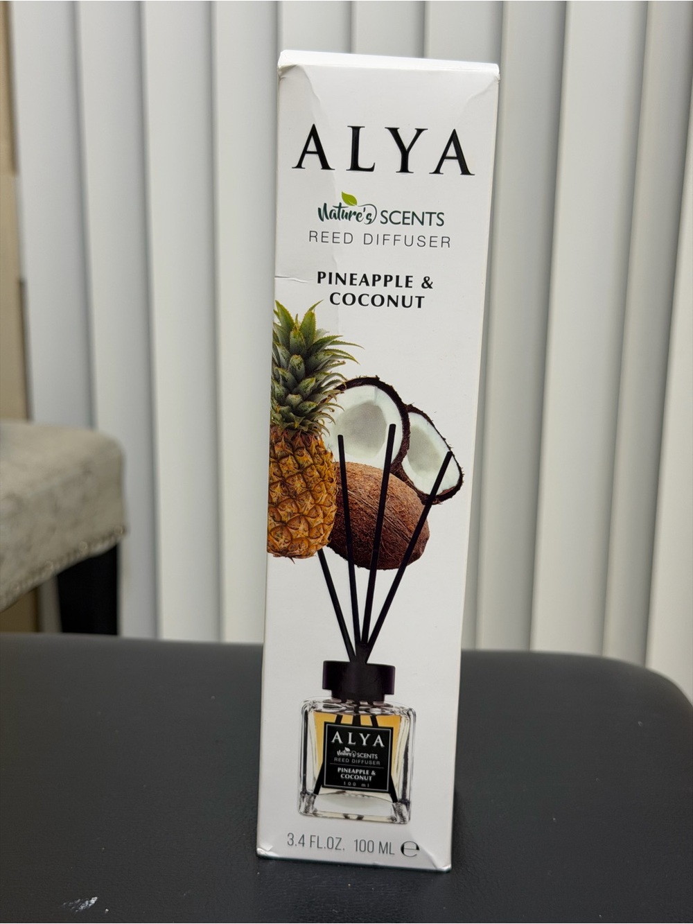 Alya Pineapple & Coconut Home Fragrance - White, Yellow, Brown